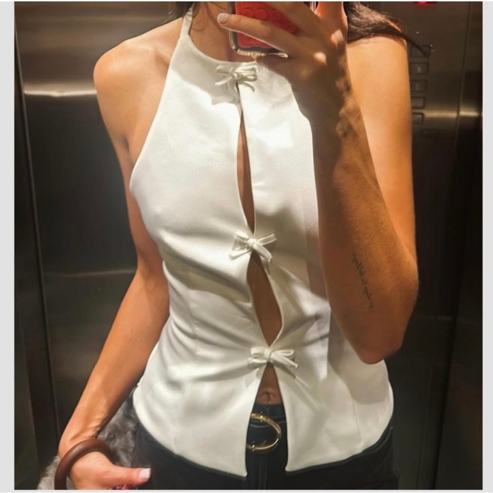 Zara Bow Halter Top - Picture 6 of 6
